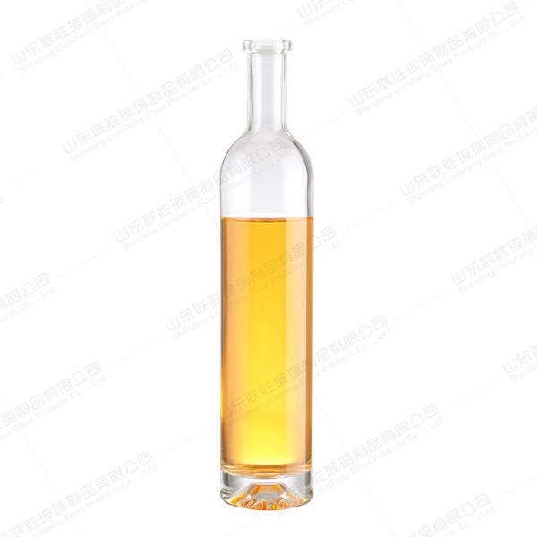 Buy cheap 500ml Empty Glass Bottle for Whisky Brandy Healthy and Lead-free Glass Material from wholesalers