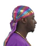 Unisex Head Wrap Wave Cap Women Men Designer Silky Durags