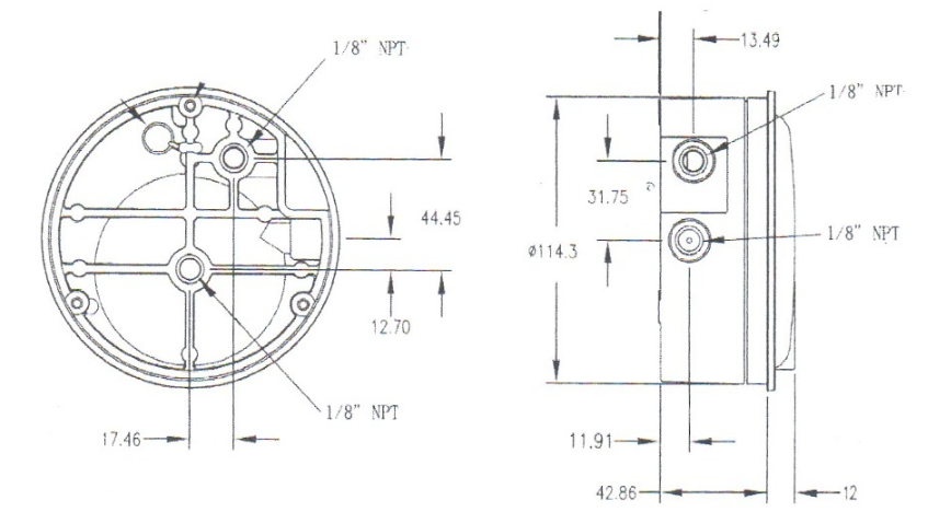 1/8" NPT Micro Differential Pressure Instrument Filter Resistance