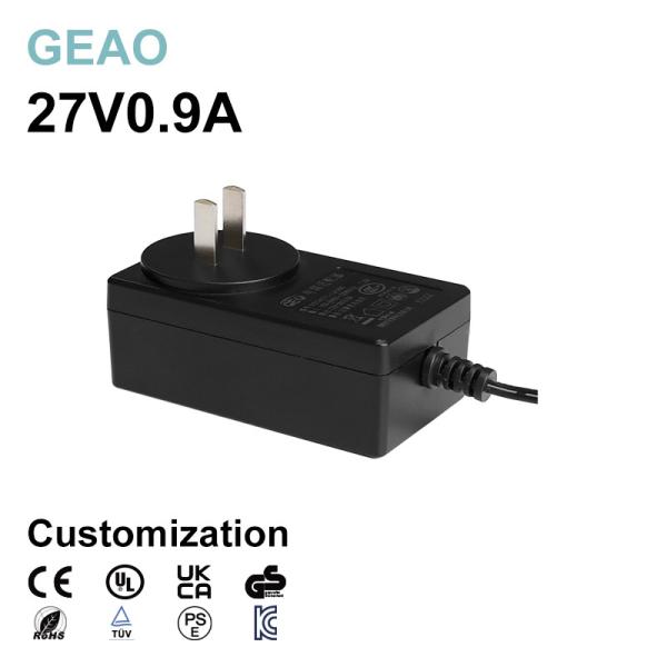 Buy cheap 27V 0.9A Wall Mounted Power Adapters For Factory Showroom Neon Flex Outdoor Cctv Camera Barcode Printer from wholesalers