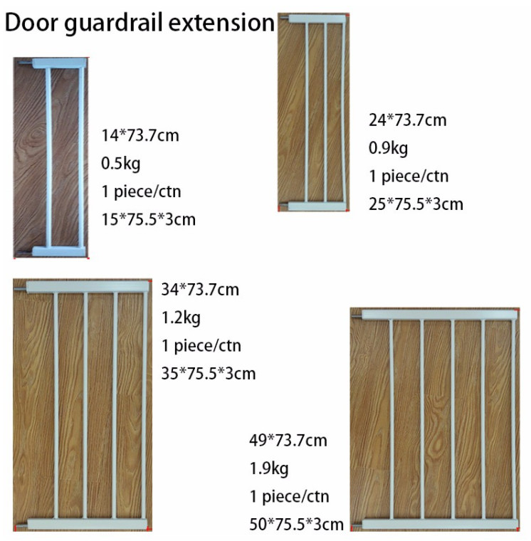 Amazon Hot Sale Child Safety Door Guardrail For Stair Kitchen Bedroom And Door Guatdrail