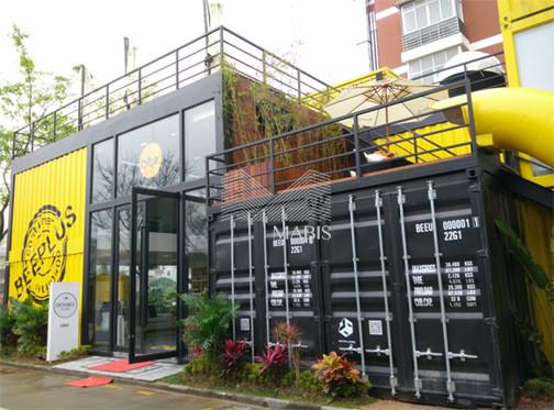 Buy cheap Modular Shipping Container Restaurant , Multistory Storage Container Restaurant from wholesalers