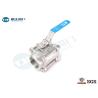 Buy cheap Three Piece Full Port Ball Valve Stainless Steel 316 Made Threaded Type from wholesalers