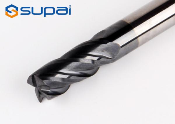 Buy cheap TiAin Coating Carbide Square End Mill For Stainless Steel 10mm 2 / 4 Flutes from wholesalers