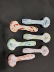 105g Hand Heady Glass Pipes Pyrex Spoon Bongs Oil Burners Nail Smoking Pipe 4