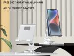 95*132*44MM Newest Luxury Design Portable 360 Degree Rotation Silver Aluminum