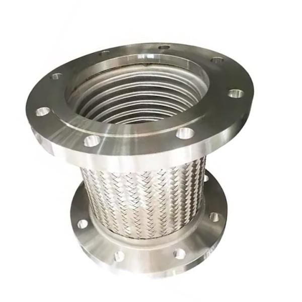 Buy cheap DN80 PN10 High Temperature Braided Corrugated Expansion Joint Stainless Steel Flange Metal Hose from wholesalers