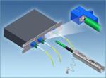 Buy cheap LC / MU Fiber Optic Cable Cleaner 2.5mm 1.25mm , Ergonomic Singleclick Cleaner from wholesalers