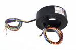 Ø100mm High Reliability Long life Through Hole Slip Ring With 1000mm Lead Wire