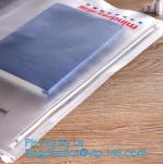 plastic slider garment bag, packaging for shirts/clothing/underwear, Zip lockkk