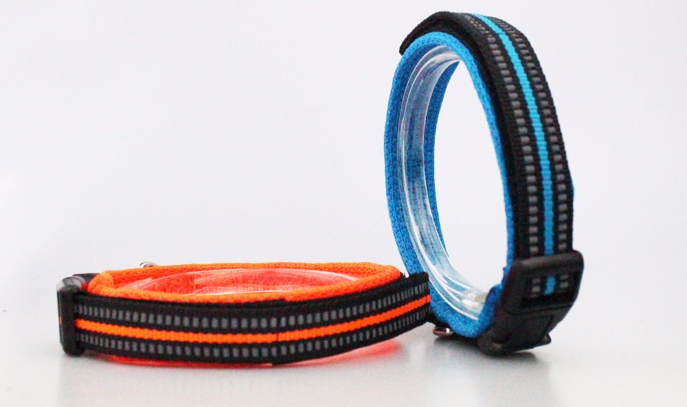 Multi Color Cheap And Safe Nylon Dog Collars Webbing And Airmesh Material