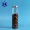Buy cheap 420ml Round Leak Proof Plastic Jar Long Bars Biscuits Packaging With Aluminum Lid from wholesalers