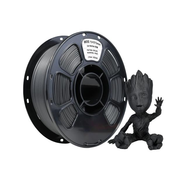 Buy cheap iBOSS PLA+ Matte Black PLA+ Filament 1.75mm For 3d Printing filament from wholesalers