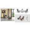 Buy cheap Modern Deluxe Different Design Metal Frame Luxury Leisure Fabric Leather Lounge Arm Chair from wholesalers