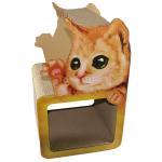 Castle Cardboard Cat Scratcher Bed House Scratching Houses Cozy Space Multiple