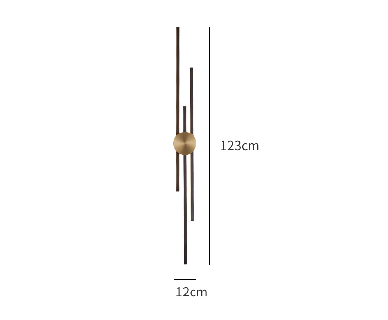 Luxury minimalist bedroom bedside long wall light creative living room TV background wall lamp(WH-OR-256)