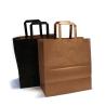 Buy cheap Biodegradable Kraft Paper Bag With Handles Embossing / Stamping / Varnishing Printing from wholesalers