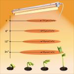 60W Hydroponics LED Grow Tube 120cm Good Heat Dissipation