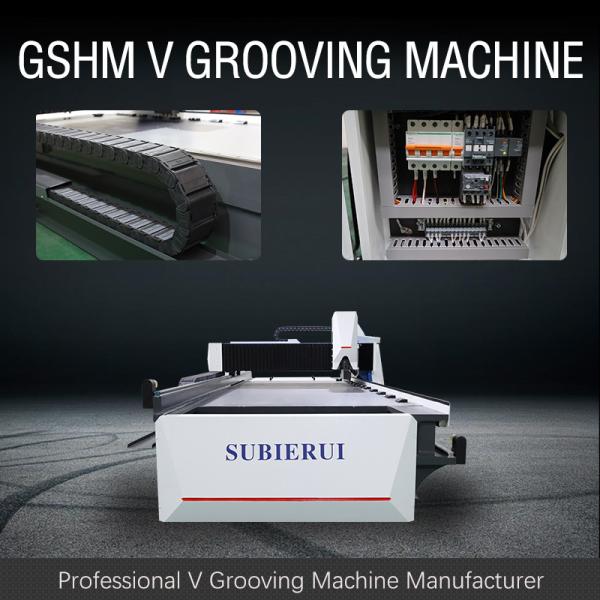 Buy cheap Precision V Slotting Machine Elevator Industry Cnc Sheet Metal Cutting Machine from wholesalers