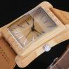 Buy cheap Water Resistant 22mm Wooden Wrist Watch 3ATM Square Face Wooden Watches from wholesalers