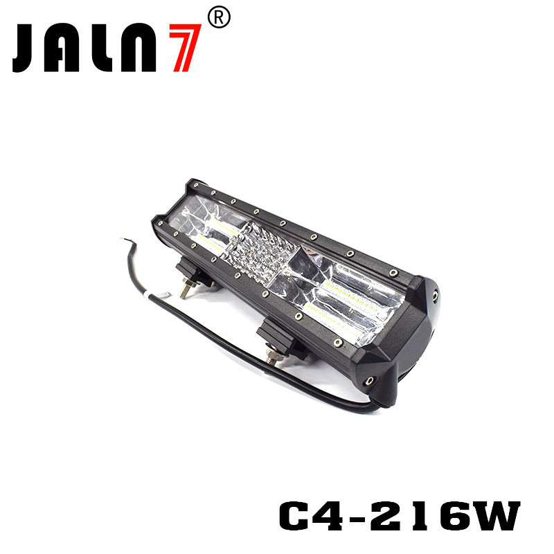 LED Light Bar JALN7 216W 4Rows Combo Beam LED Driving Lamp Super Bright Off Road Lights LED Work Light Boat Jeep
