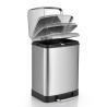 Buy cheap Rectangular 24L Stainless Steel Garbage Can from wholesalers