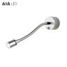 Buy cheap IP40 wall mounted flexible wall reading light 3W interior wall reading lamp for villa decoration from wholesalers