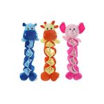 Plush Animal Pet Chew Toys Play Dog Toys Giraffe Elephant