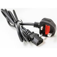 Buy cheap UK Power Cord / AC DC Power Cable BS1363 Standard Fused Plug IEC 60320 C13 product