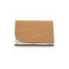 Buy cheap Stainless Iron PU Leather cork card holder Magnetic Eco Friendly Card Case 65g from wholesalers