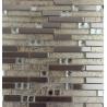 Buy cheap Mix Colored Metallic Subway Tile Backsplash , Interlocking Metallic Kitchen Tiles from wholesalers