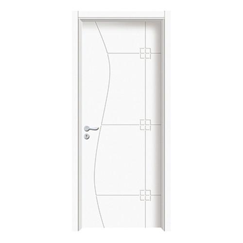 Buy cheap AB-ADL275 pure white double leaf wooden door from wholesalers