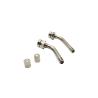 Buy cheap Brass Nickel Plated Clamp In Tire Valve TR545D Bend 60° 9.7mm Rim Hole from wholesalers
