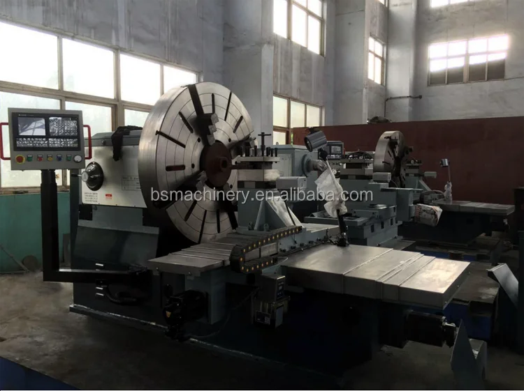 Model Metal Floor Lathe Flange Horizontal Flat Face Lathe