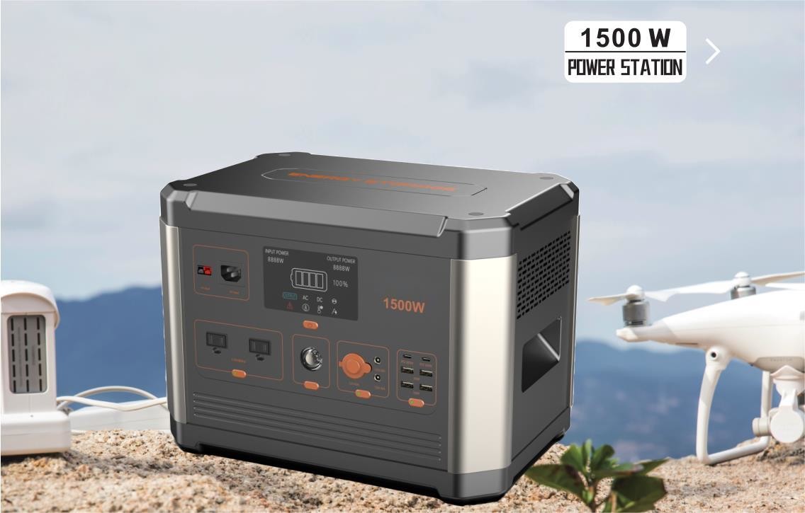 Customization 480000mAh LiFePO4 Portable Power Station 1500W AZ1500
