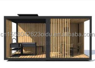 Customized Color 20ft Prefabricated Flat Package Bulk Container Frame House for Migrant Workers on Construction Site