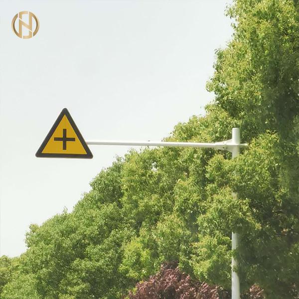 Buy cheap Hot Dip Galvanized Highway Sign Pole Earthquake Resistant High Durability from wholesalers