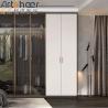 Buy cheap Children Room Combination Wardrobe With Modern Design And Glass Door Finish At Hotel from wholesalers