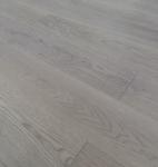 Premium AB grade Russian Oak engineered flooring with light grey stain, color