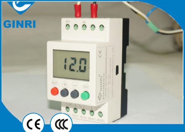 Buy cheap Single Phase Overvoltage Protection Relay 35mm Din rail Mounting For Refrigeration from wholesalers