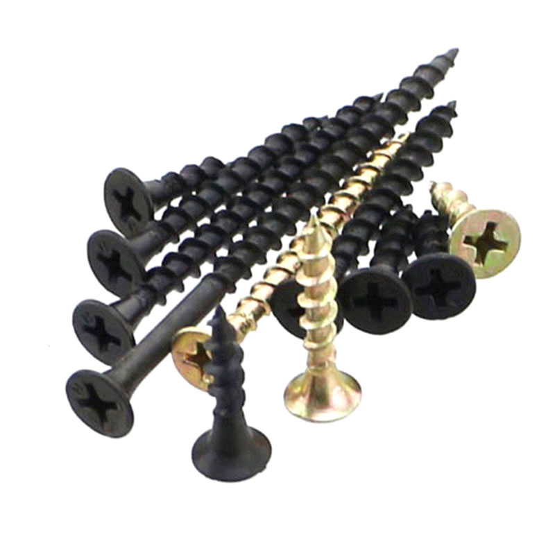Black Bugle Head Chipboard Screw DIN 7982 Coarse Thread Drywall Screws for Remodeling