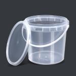 600ML Tamper Proof Cookie Bucket Plastic Food Container With Lid Handle 100%