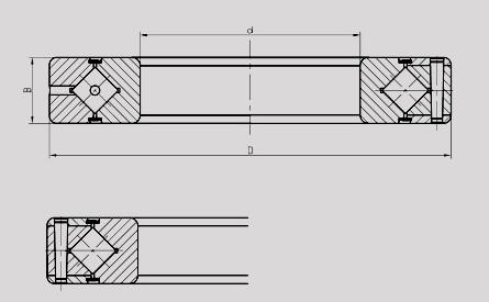 CRBH series cross roller bearing