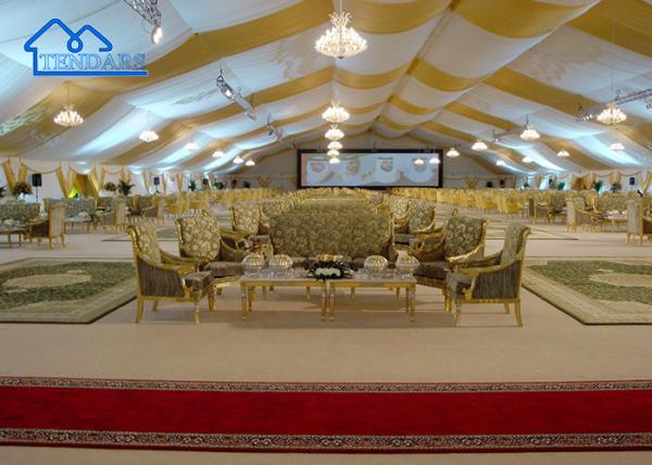 Buy cheap Marquee Party Tent Satin Fabric Ceiling Roof Lining For Wedding Event On Sale from wholesalers