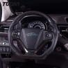 Buy cheap Custom Refit Black Carbon Fiber Honda Steering Wheel Leather Sports Racing from wholesalers