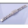 Buy cheap 19cm 925 Silver CZ Bracelet 100g Personalized Sterling Silver Friendship Bracelets from wholesalers