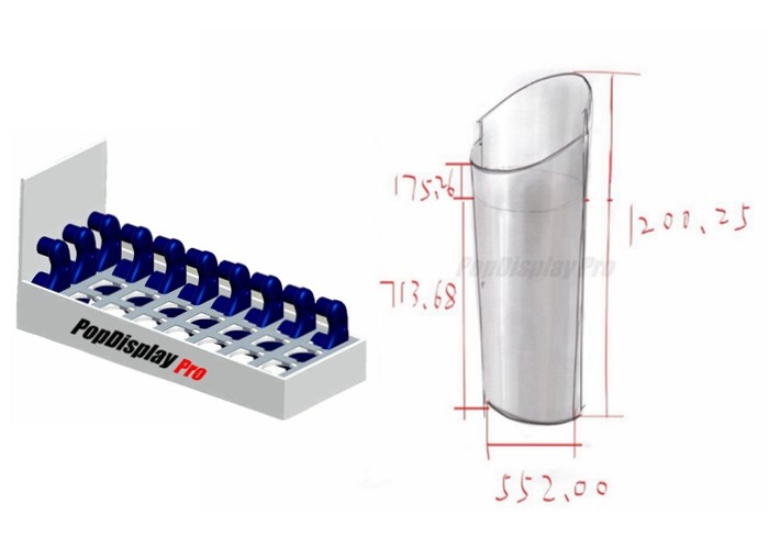 Store Floor Standing Cardboard Pallet Display Lightweight With 80 Pockets