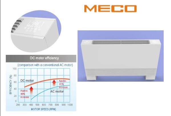 Buy cheap BLDC Brushless EC Motor Floor Standing Fan Coil Unit 5.75kw 150cm Length from wholesalers