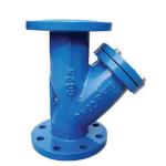 Buy cheap HJ DIN  Y Type Strainer Cast iron Double Flange Filter Blue RAL 5017 from wholesalers