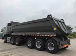 Buy cheap Mechanical Suspension Heavy Duty Semi Trailers , U Shape 40 T Load Capacity Rear Dump Tipper Semi Trailer from wholesalers